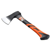 Кованый топор с фибергласовой двухкомпонентной ручкой ЕРМАК 800 г 662-429