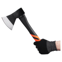 Кованый топор с фибергласовой двухкомпонентной ручкой ЕРМАК 800 г 662-429