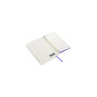 Блокнот BRAUBERG ULTRA малый формат 96x140 мм А6, под кожу, 80 г/м2, 96 листов, клетка, сиреневый 113026