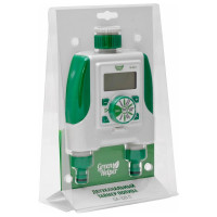 Двухканальный электронный таймер полива Green Helper GA-328-2