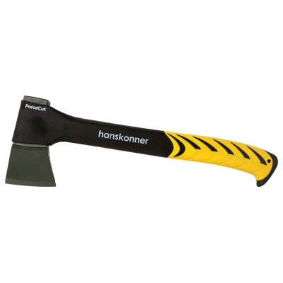 Кованый топор Hanskonner 440г, фибергласовая рукоятка с TPE, PTFE покрытие HK1015-01-FB0440