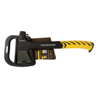 Кованый топор Hanskonner 440г, фибергласовая рукоятка с TPE, PTFE покрытие HK1015-01-FB0440