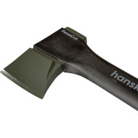 Кованый топор-колун Hanskonner 870 г, фибергласовая рукоятка с TPE, PTFE покрытие HK1015-01-FB0870