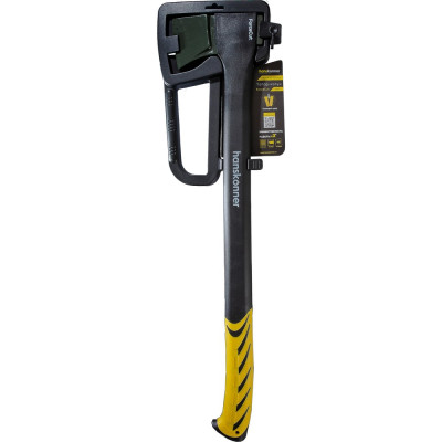 Кованый топор-колун Hanskonner 1000 г, фибергласовая рукоятка с TPE, PTFE покрытие HK1015-01-FB1000