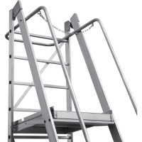 Передвижная складная лестница с площадкой Новая Высота 10 ступеней 3540110