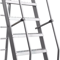 Передвижная складная лестница с площадкой Новая Высота 10 ступеней 3540110