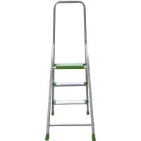 Алюминиевая стремянка Новая Высота PRO 1х3 ступени, Max нагр. 180 кг, 2К башмаки, 2117103