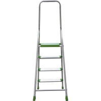 Алюминиевая стремянка Новая Высота PRO 1х4 ступени, Max нагр. 180 кг, 2К башмаки, 2117104
