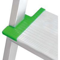 Алюминиевая стремянка Новая Высота PRO 1х4 ступени, Max нагр. 180 кг, 2К башмаки, 2117104