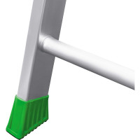 Алюминиевая стремянка Новая Высота с органайзером, 1х8 ступеней, PRO, 2К башмаки 2118108