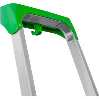 Алюминиевая стремянка Новая Высота с органайзером, 1х8 ступеней, PRO, 2К башмаки 2118108