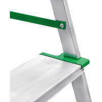 Алюминиевая стремянка Новая Высота с органайзером, 1х8 ступеней, PRO, 2К башмаки 2118108