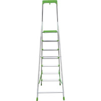 Алюминиевая стремянка Новая Высота с органайзером, PRO, 1х7 ступеней, 2К башмаки 2118107