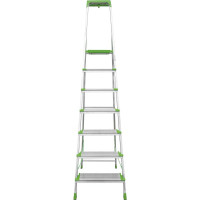 Алюминиевая стремянка Новая Высота с органайзером, PRO, 1х7 ступеней, 2К башмаки 2118107