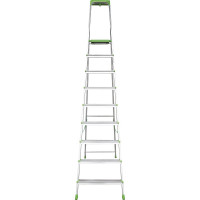 Алюминиевая стремянка Новая Высота PRO с органайзером, NV 2115 1x5 ступеней, Max нагр. 180 кг, 2К башмаки, 2115109