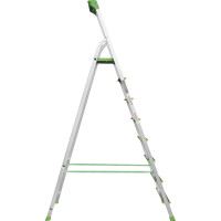 Алюминиевая стремянка Новая Высота PRO с органайзером, NV 2115 1x8 ступеней, Max нагр. 180 кг, 2К башмаки, 2115108