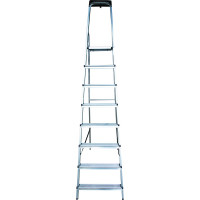 Алюминиевая стремянка с органайзером Новая Высота 8 ступеней 1115108