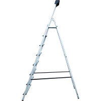 Алюминиевая стремянка с органайзером Новая Высота 8 ступеней 1115108