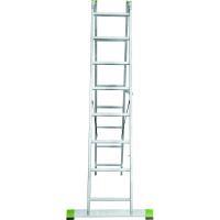 Двухсекционная алюминиевая лестница Новая Высота 2х8 ступеней 2220208