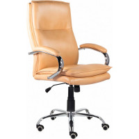 Офисное кресло BRABIX PREMIUM "Cuba EX-542", экокожа, бежевое, 532551