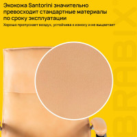 Офисное кресло BRABIX PREMIUM "Cuba EX-542", экокожа, бежевое, 532551