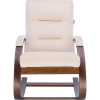 Кресло Leset Милано, Орех текстура, ткань Малмо 05 6760-7328