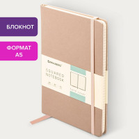 Блокнот BRAUBERG Metropolis Special А5 148x218 мм, под кожу, 80 листов резинка, клетка, медный 113334