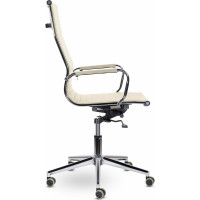 Офисное кресло BRABIX PREMIUM Intense EX-531, экокожа, хром, бежевое S-0428 532541