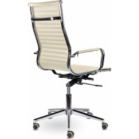 Офисное кресло BRABIX PREMIUM Intense EX-531, экокожа, хром, бежевое S-0428 532541