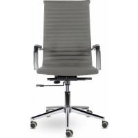 Офисное кресло BRABIX PREMIUM Intense EX-531, экокожа, хром, темно-серое S-0422 532542