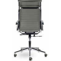 Офисное кресло BRABIX PREMIUM Intense EX-531, экокожа, хром, темно-серое S-0422 532542