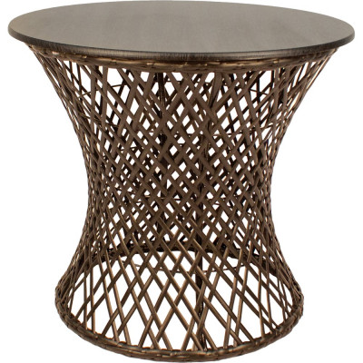 Стол M-GROUP БОНГО макси коричневый, диаметр 0,56 м 19110256