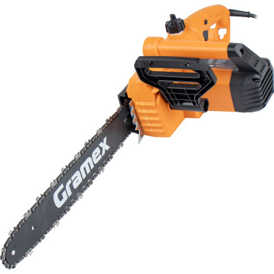 Пила цепная электрическая Gramex HHT-2400 (2400Вт, 720 м/мин, шина 16"/40 см, бак/масл 170 мл) (2/48) 4209