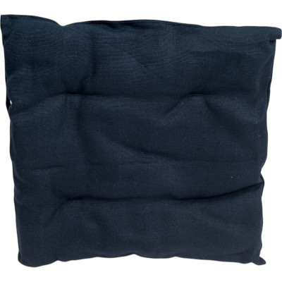 Сидушка на стул Этель Minimalist design 42x42 см, синий, 100% лен, 415 г/м2 10300788