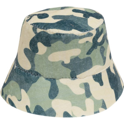 Шапка банная ГлавБаня "Панама" Милитари" с принтом, войлок Б45403