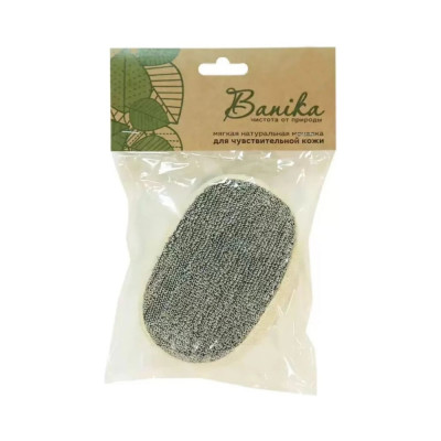 Мочалка Banika "Брикет", крапива, 18x11x1,5см М64031