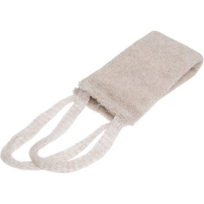 Мочалка Banika "Длинная", лён, поролон, 35x9см М40