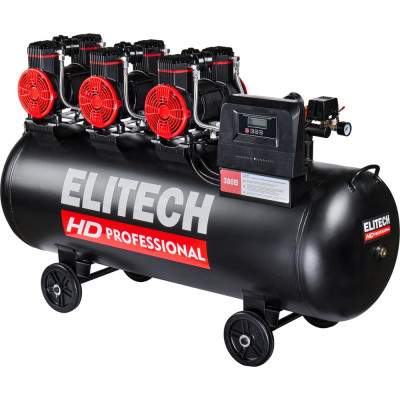 Безмасляный малошумный компрессор Elitech ACF 900-200S HD 206466