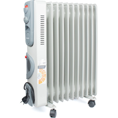 Масляный радиатор Damento с тепловентилятором REA-11, 2500 Вт, регулируемый термостат, 3 реж.мощности (1/22) 016920