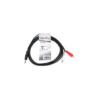 Соединительный кабель Telecom 3.5 Jack M-2xRCA M, стерео, аудио, 2м TAV7183-2M
