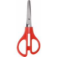 Ножницы 24 шт в упаковке Пифагор 145 мм асимметричные ручки картонная упаковка с подвесом ассорти  236985