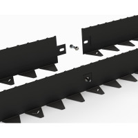 Бордюр ООО Металекс Metalex 60х40x1500 мм, серый, 6 шт. BRS604015