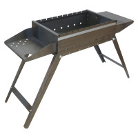 Мангал Калибр сборная металлоконструкция, стенка 2 мм, с боковыми полками 00000078054