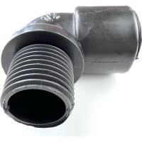 Пластиковый угол Профитт нр 1/2" - вр 1/2" чёрный 1893508