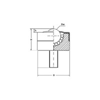 Шариковая опора ISKRA SP 8 B M6x15