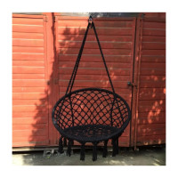 Качели-гамак Homium подвесные качели, черный, с кисточками hammock6