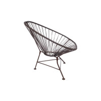 Кресло M-GROUP "Ракушка", коричневый 12230200