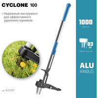 Механический удалитель сорняков Grinda Proline cyclone-100 длина 1000 мм 423201