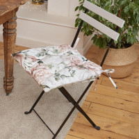 Сидушка на стул Этель Пионы 42x42см, 100% хлопок, 190 г/м2 5376624