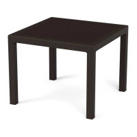 Комплект садовой мебели WORKY фазенда-3 большой стол (3-х местный диван + стол), искусственный ротанг, мокко, без подушек ARD258181